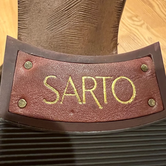 Sarto block heeled bootie - Picture 6 of 11